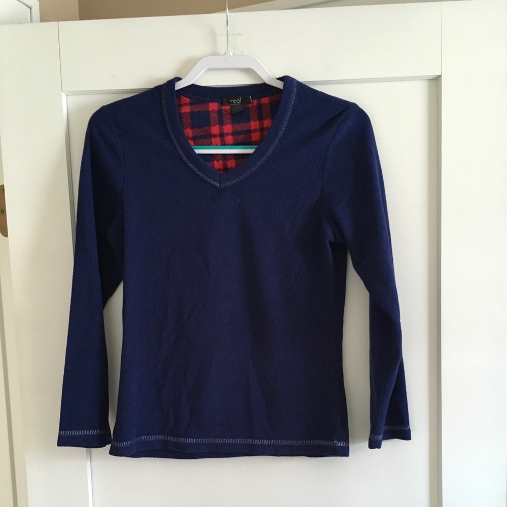 REAL Long Sleeve Fleece Top.